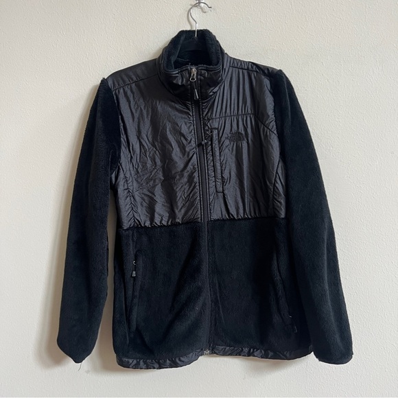 The North Face Denali Black Shinny Size Large - Picture 1 of 2